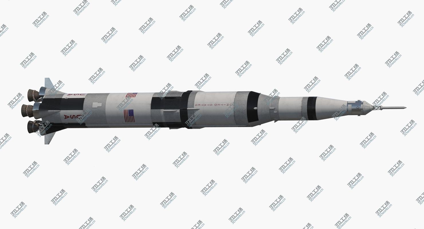 images/goods_img/2021040231/Three Stage Super Heavy Saturn V Rocket with Internal Parts 3D/3.jpg